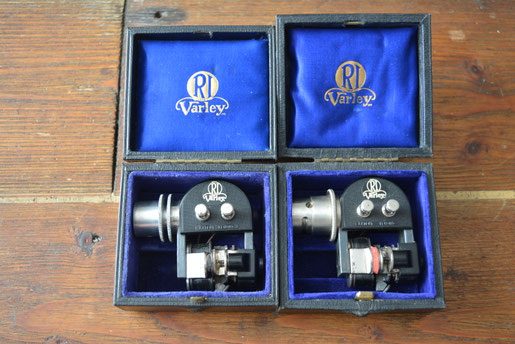 2 examples of the "R.I & Varley" pickup The earliest type is on the Left.