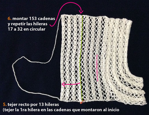 Tutorial: bolero romántico tejido a crochet con lana e hilo de algodón