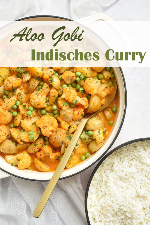 Aloo Gobi - indisches Blumenkohl Kartoffel Curry vegetarisch vegan z.b aus dem Thermomix