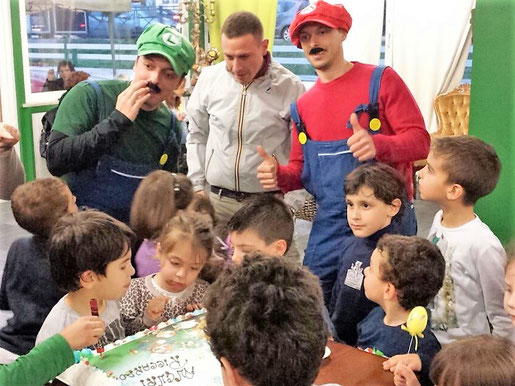 festa a tema super mario roma