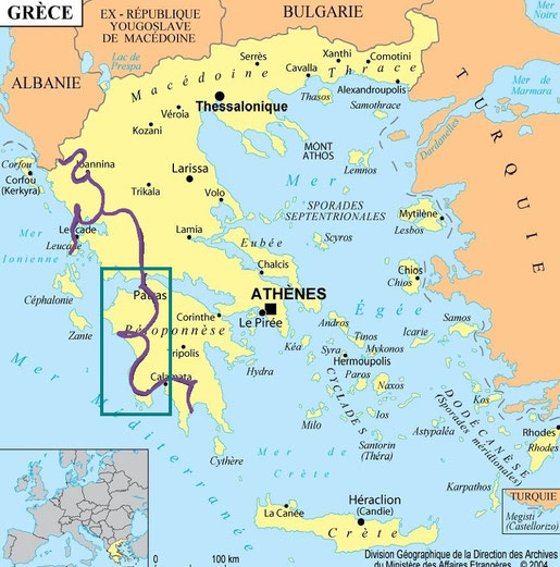 carte bigousteppes grèce