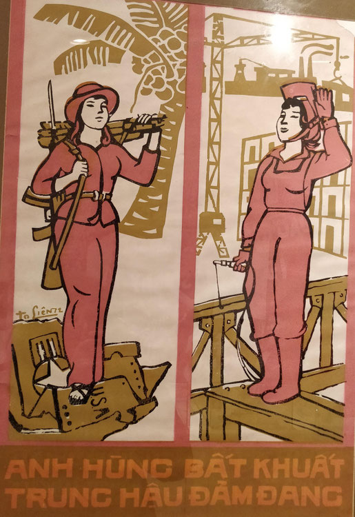 Affiche de propagande : "Héroïque, Indomptable, Honête et Responsable"