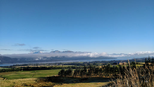 Le lendemain sur les hauteurs de Te Anau