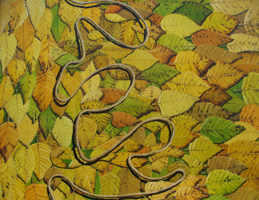 'cherry River run', 112 x 84 cm, 2009 Oil on canvas