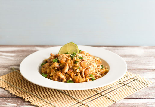Pad Thai Risotto, vegan, vegetarisch, Thermomix
