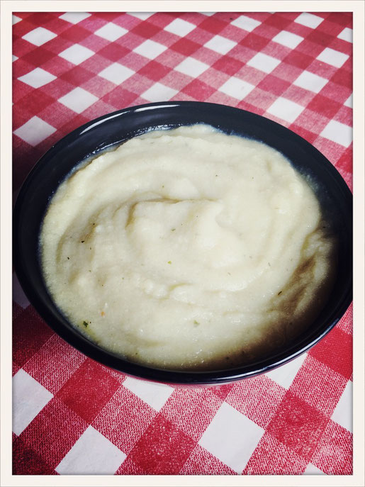 Kartoffelbrei vegan, Kartoffelstampf vegan, Kartoffelpüree vegan, Kartoffel Blumenkohl Püree, Kartoffel Blumenköhl Brei, Thermomix Kartoffelbrei, Thermomx vegan Blumenkohl