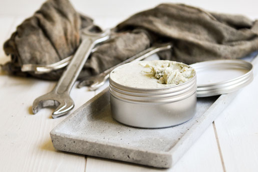 Handwaschpaste selbst gemacht ohne Mikroplastik mit pflegendem Kokosöl, z.B. aus dem Thermomix