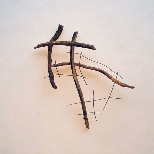 Wolfgang Wallner Kraftobjekte, Wandobjekt Fragment