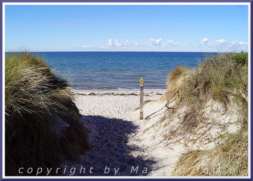 Strandübergang am Langseer Weg.