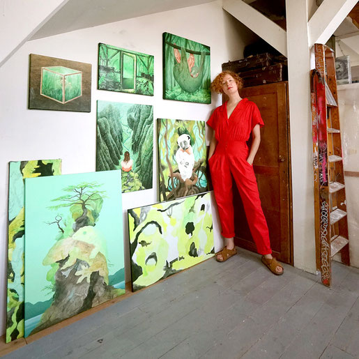 Moki in ihrem Berliner Atelier