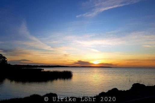 Sonnenuntergang am Lake Albert in Meningie 