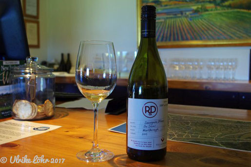 Weinprobe auf Villa Maria Estate - Flasche Nummer 1087