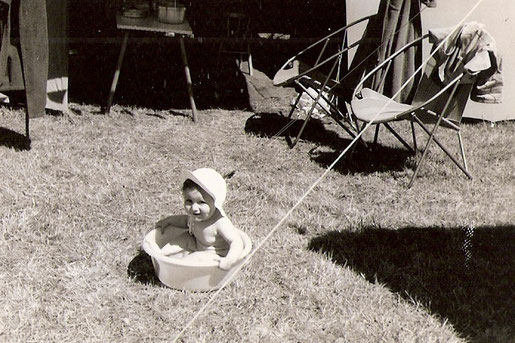 Camping im Sülztal bei Kürten 1959