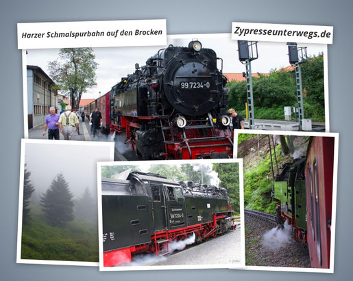 Harzer Schmalspurbahnen fahren auf den Brocken