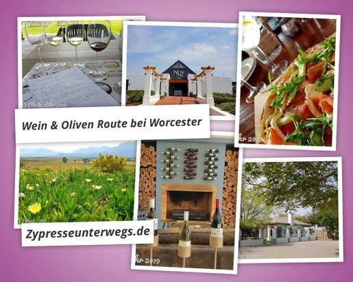 Wein & Oliven Route bei Worcester