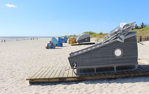 Schlafstrandkorb in Nieblum © Föhr Tourismus GmbH/Levke Sönksen