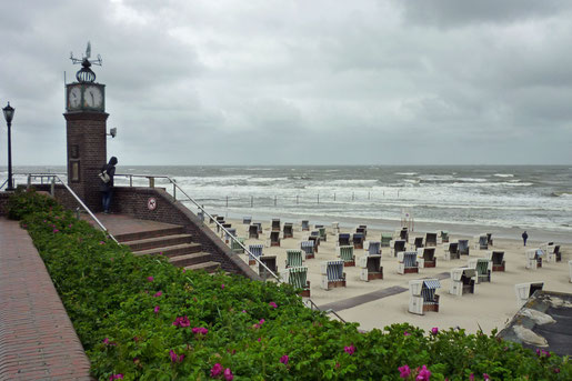 Blick auf den Strand von Wangerooge