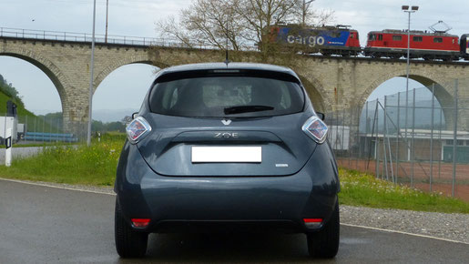 Heckansicht Renault Zoe