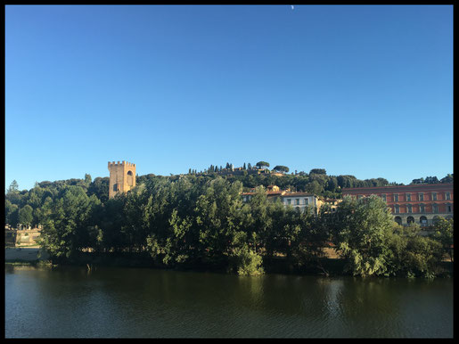 Florenz Villen Blick Sehenswürdigkeiten Arno