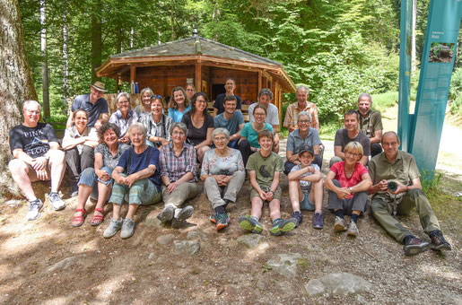 Gruppenbild am Abschlusstag im Sädelbach. Foto: Renate Frei