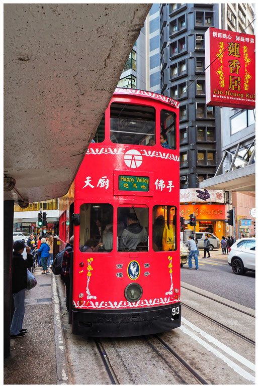 Hongkong - Ding Ding - Straßenbahn