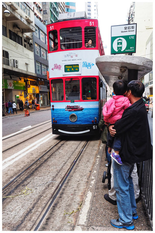 Hongkong - Ding Ding - Straßenbahn