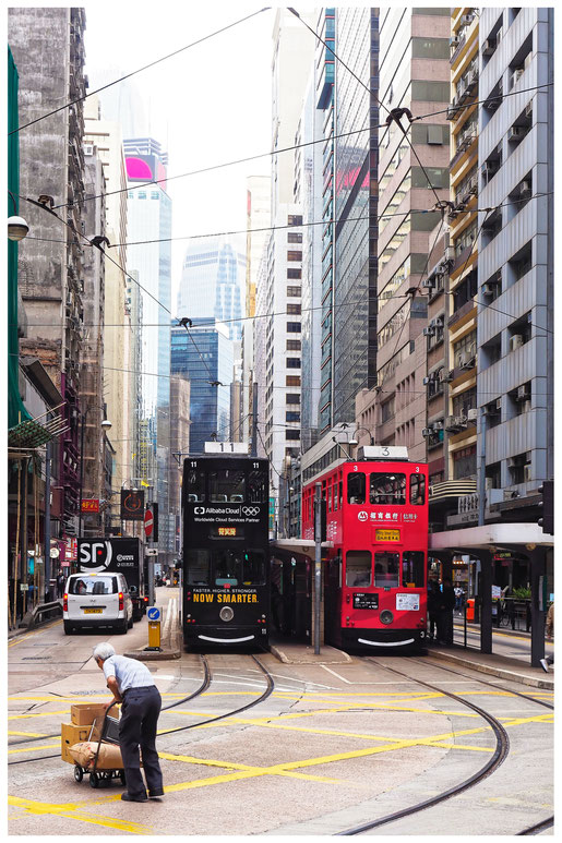 Hongkong - Ding Ding - Straßenbahn