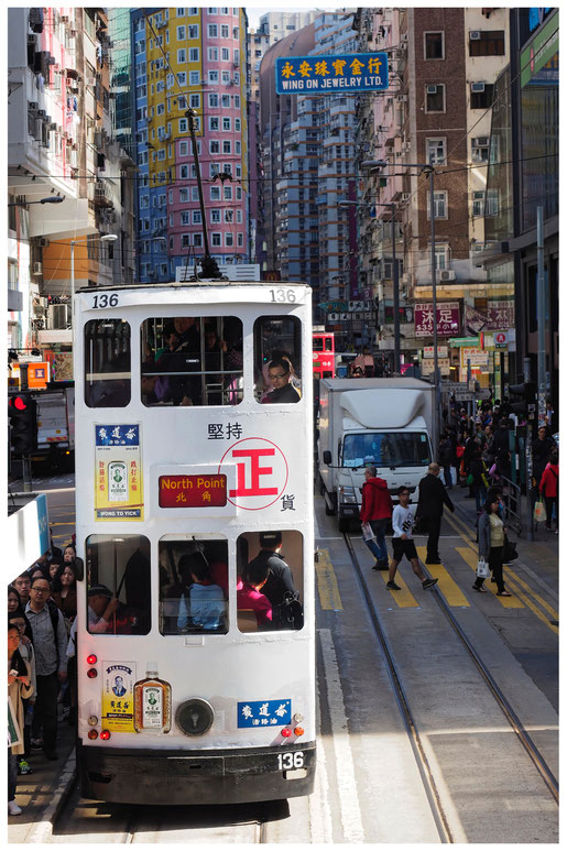 Hongkong - Ding Ding - Straßenbahn