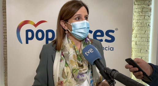 María José Catalá, portavoz del Partido Popular