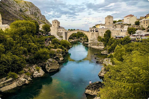 le pont de mostar dictée 5 vue générale