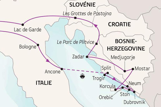 le pont de mostar dictée carte géographique