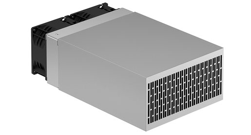 LA V HB 8  W164mm x L86mm 中空型ヒートシンク＋軸流ファン＋エアフローチャンバー　Fischer Elektronik