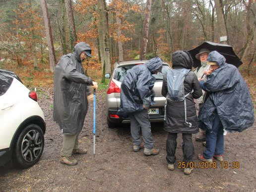 On verra bien si la pluie va redoubler d'intensité, allons on y va !