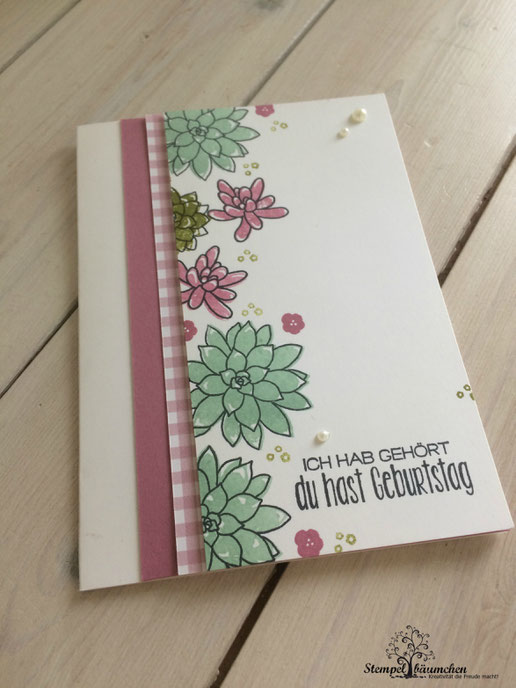 Stampin Up Sukkulente Akzente
