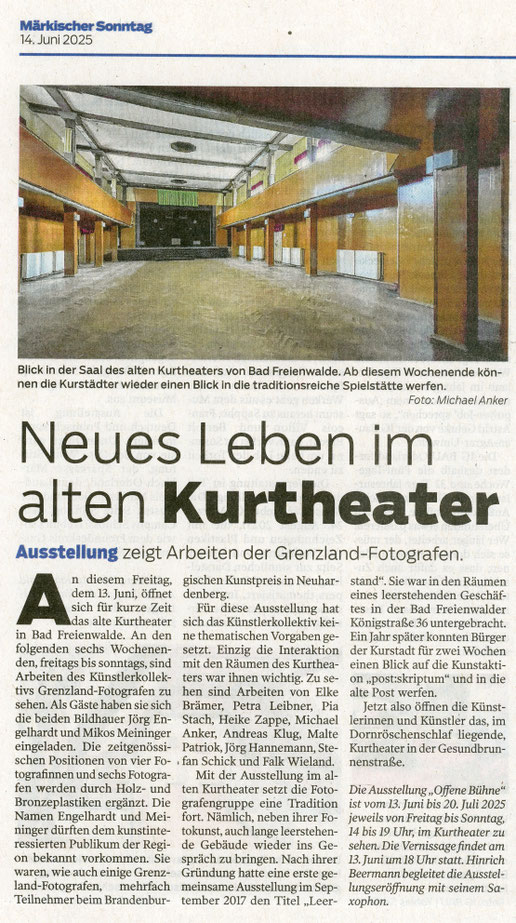 Märkischer Sonntag, 14.06.2025