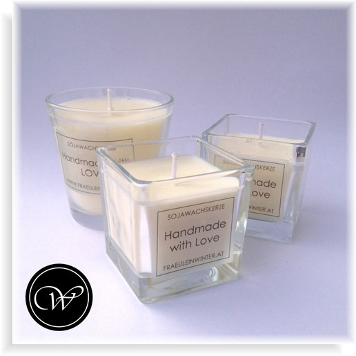 Handmade Soy wax candle by Fraeulein Winter