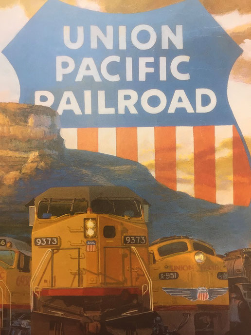 Union Pacific Railroad - altes Plakat