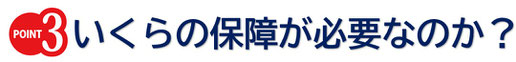 いくらの保障が必要なのか