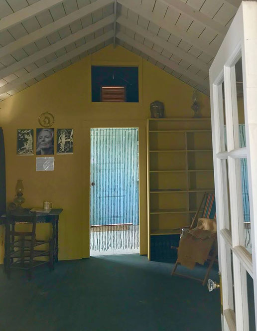 The cabin Baba spent the night in the dune, Oceano. - Courtesy of Eli Chi
