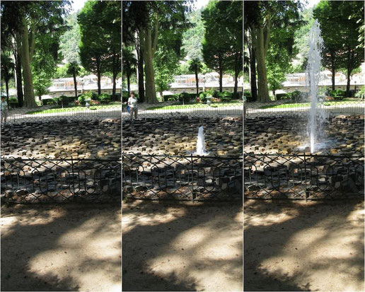 le geyser en action
