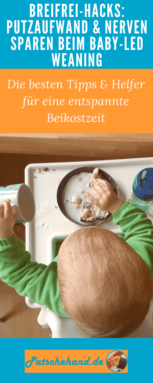 Tipps und Tricks zum Baby-led Weaning auf Mama-Blog Patschehand.de / Grafik zum Pinnen