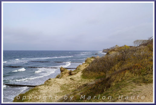 Das Hohe Ufer liegt nur zum Teil auf dem Fischland und zeugt von der geologischen Geschichte der Halbinsel Fischland, Darß, Zingst.