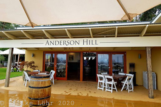 Anderson Hill von der Terrasse aus gesehen