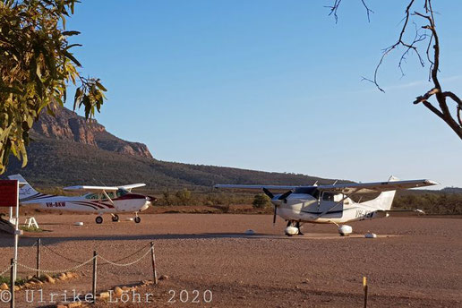 Flugzeuge auf dem Rawnsley Park Airstrip
