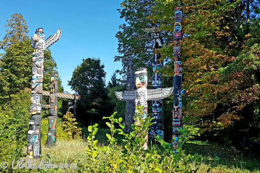 Totem Poles im Stranley Park Vancouver