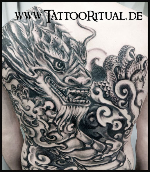 Asiatisches Tattoo Rostock, Tattoo Rostock, Tattoo Drachen Rostock, Tattoostudio Rostock, bestes Tattoostudio Rostock, TattooRitual