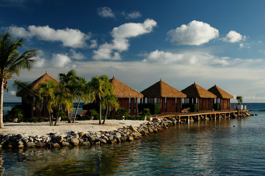 Beautiful Renaissance Island at Aruba, Cabanas, Caribbean