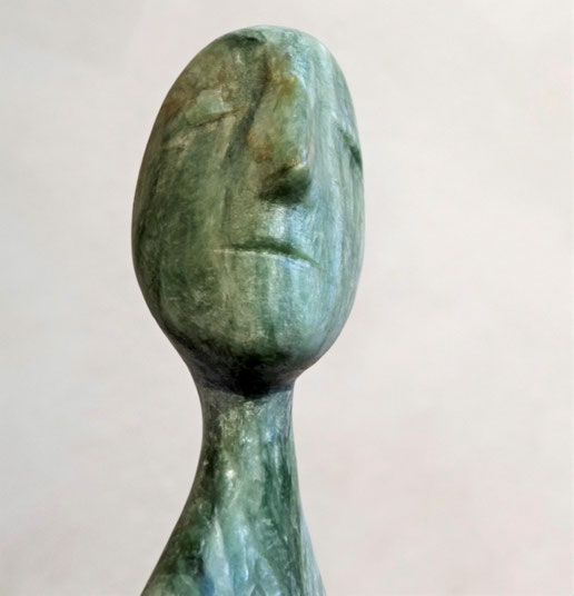 Heidrun Feistner: Der Unbelehrbare / Engel der Geschichte / Stein / 2019 / Foto HF