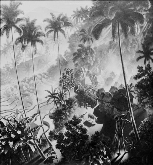 Bild "Iseh im Morgenlicht" von Walter Spies