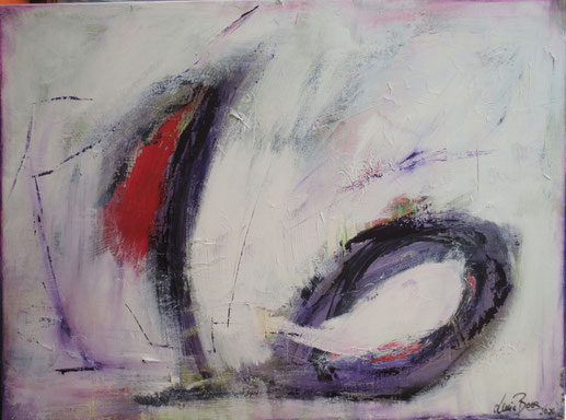 " Ohne Titel ", Acryl , Ölpastellkreide , 60 x 80 cm , BNr.328